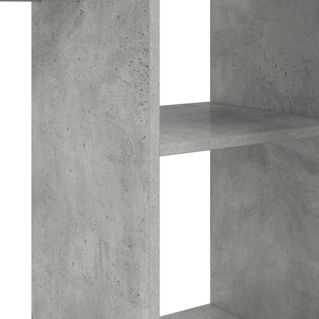 Schreibtisch Betongrau 142 x 102 x 73 cm Holzwerkstoff