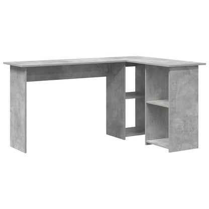 Schreibtisch Betongrau 142 x 102 x 73 cm Holzwerkstoff