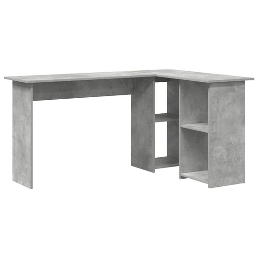 Schreibtisch Betongrau 142 x 102 x 73 cm Holzwerkstoff