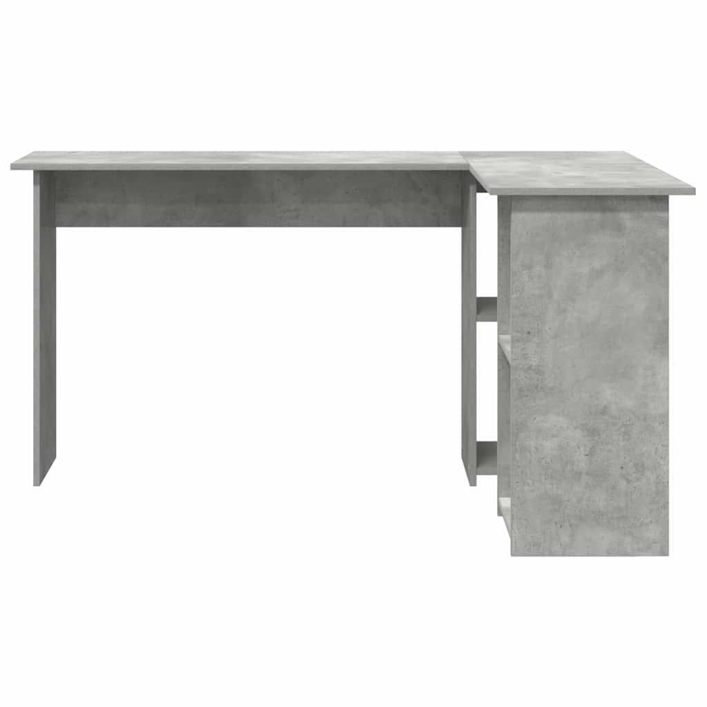 Schreibtisch Betongrau 142 x 102 x 73 cm Holzwerkstoff