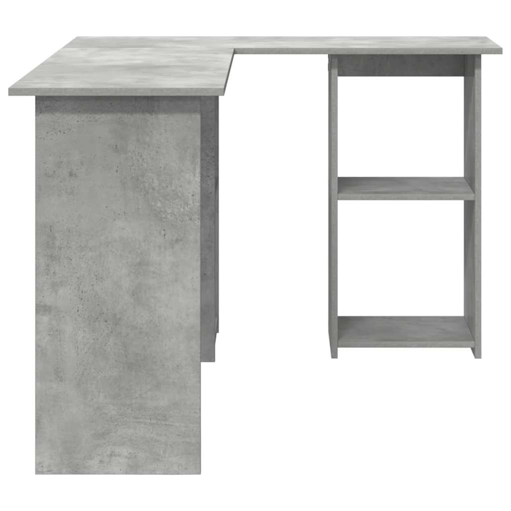Schreibtisch Betongrau 142 x 102 x 73 cm Holzwerkstoff