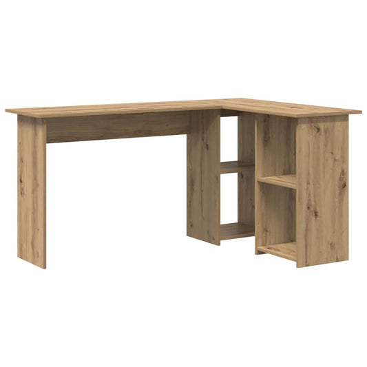 Schreibtisch Eiche handwerklich 142 x 102 x 73 cm Holzwerkstoff