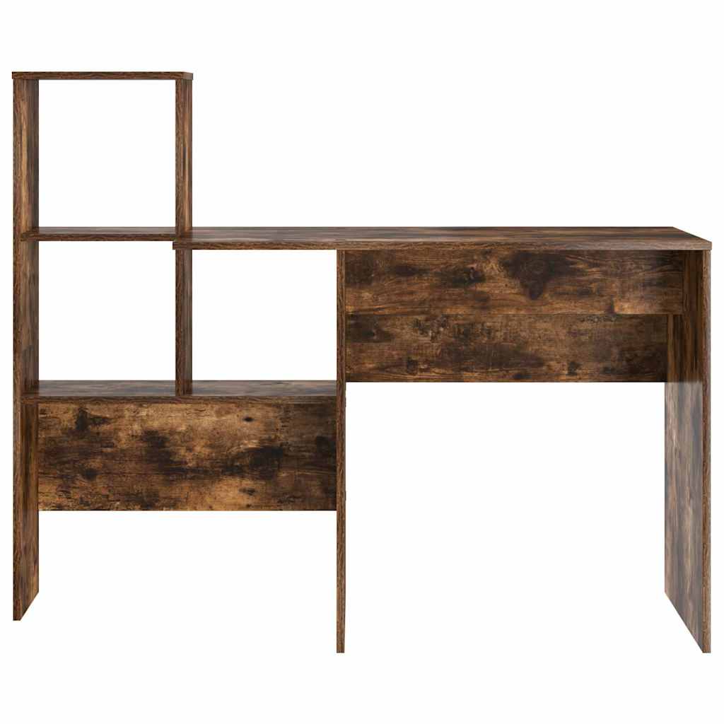 Schreibtisch Räuchereiche 131,5 x 50 x 106,5 cm Holzwerkstoff