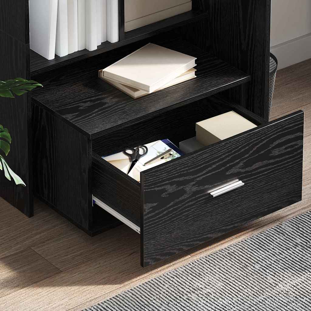 Schubladenschrank Schwarz 55 x 45 x 33,5 cm Holzwerkstoff