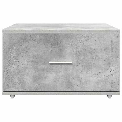 Schubladenschrank mit Rad Grau 55 x 45 x 33,5 cm Holzwerkstoff