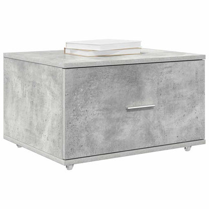 Schubladenschrank mit Rad Grau 55 x 45 x 33,5 cm Holzwerkstoff