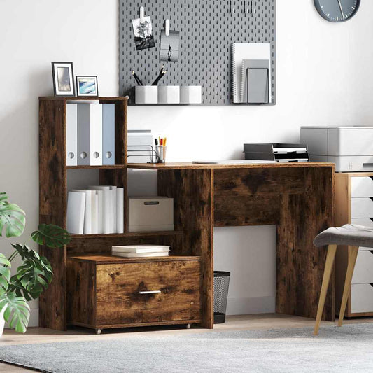 Schubladenschrank mit Rad Braun 55 x 45 x 33,5 cm Holzwerkstoff