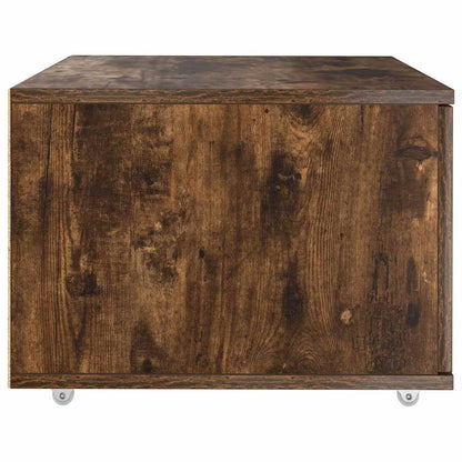 Schubladenschrank mit Rad Braun 55 x 45 x 33,5 cm Holzwerkstoff