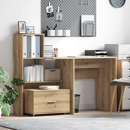 Schubladenschrank mit Rad Braun 55 x 45 x 33,5 cm Holzwerkstoff