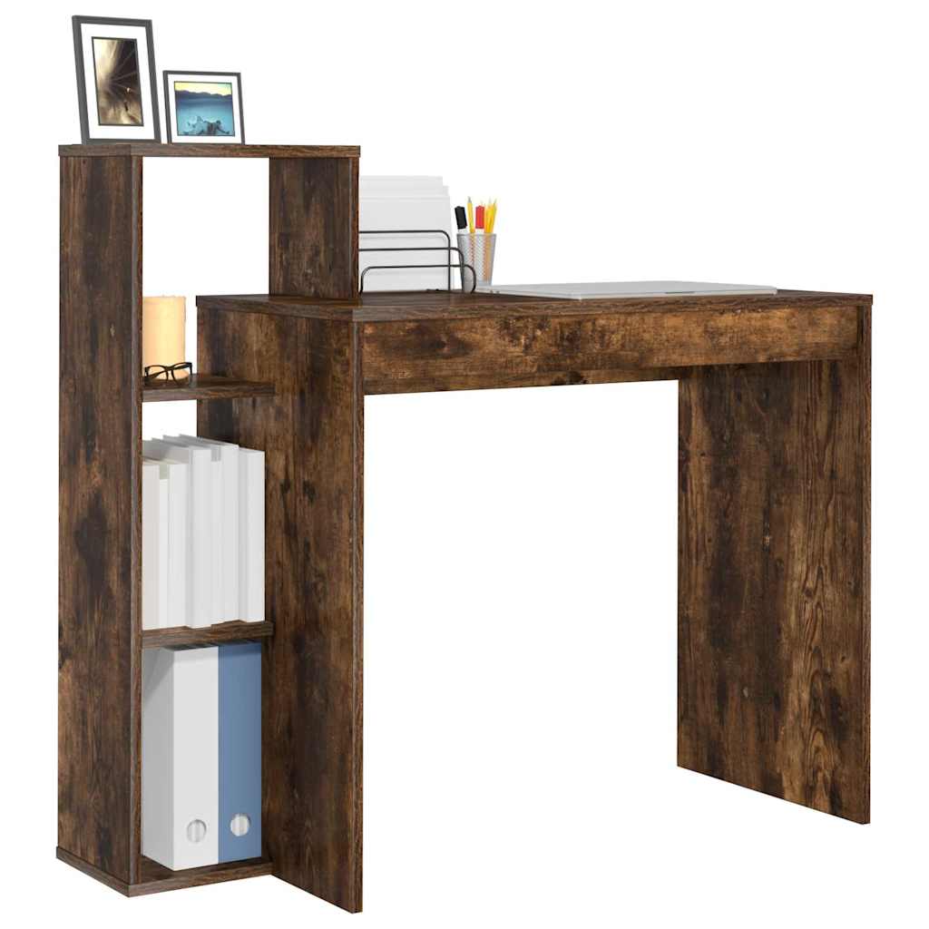 Schreibtisch Räuchereiche 100 x 40 x 90 cm Holzwerkstoff