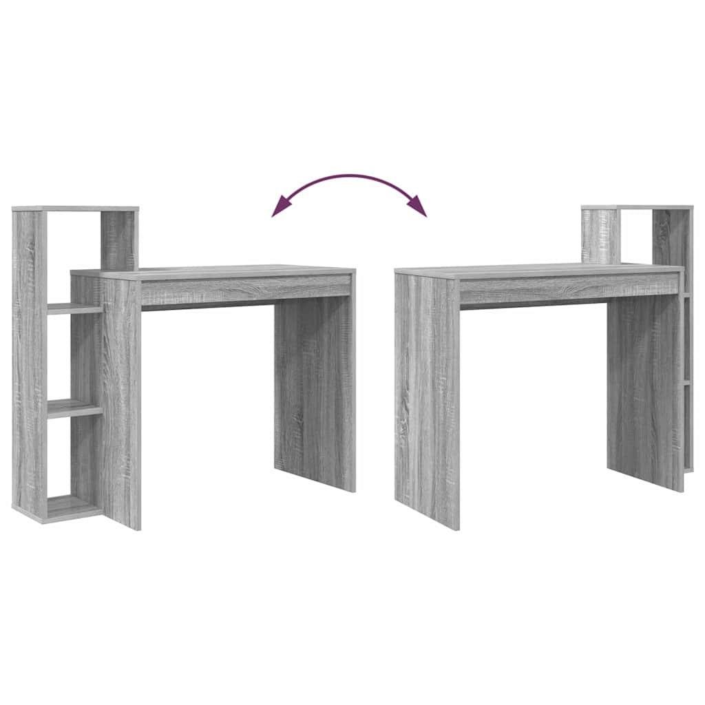 Schreibtisch Grau Sonoma 100 x 40 x 90 cm Holzwerkstoff