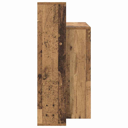 Schreibtisch mit Regal Altholz 100 x 40 x 90 cm Holzwerkstoff