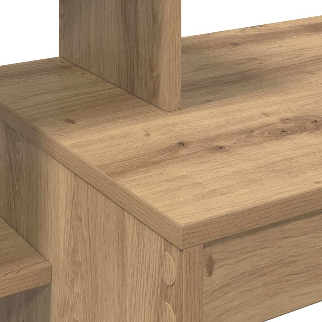 Schreibtisch Eiche handwerklich 100 x 40 x 90 cm Holzwerkstoff
