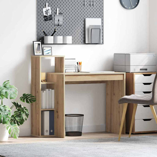 Schreibtisch Eiche handwerklich 100 x 40 x 90 cm Holzwerkstoff