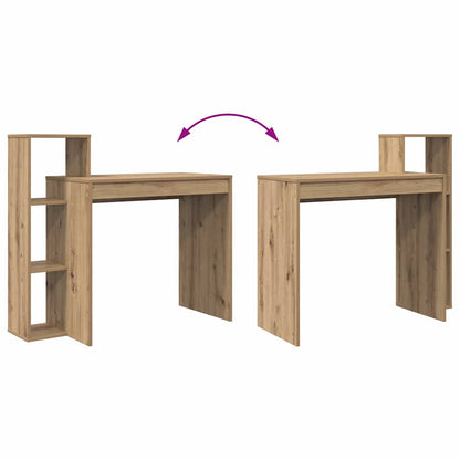 Schreibtisch Eiche handwerklich 100 x 40 x 90 cm Holzwerkstoff