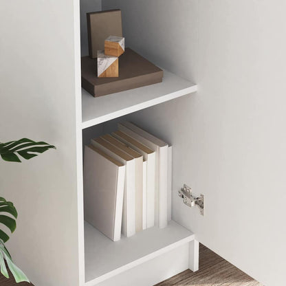 Highboard Weiß 35 x 39 x 168 cm Holzwerkstoff