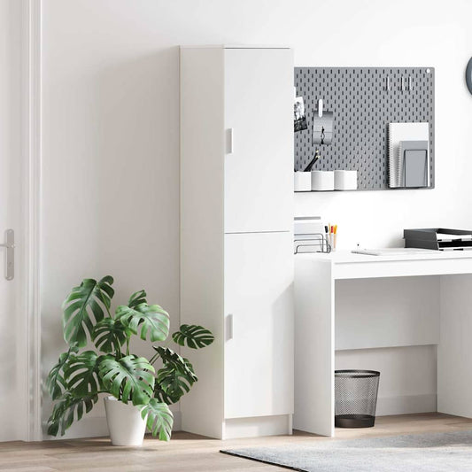 Highboard Weiß 35 x 39 x 168 cm Holzwerkstoff
