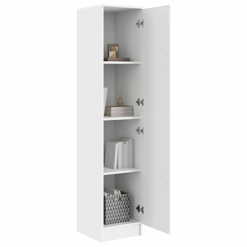 Highboard Weiß 35 x 39 x 168 cm Holzwerkstoff