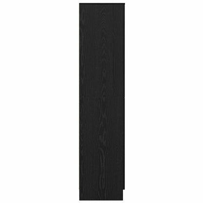 Highboard Schwarze Eiche 35 x 39 x 168 cm Holzwerkstoff