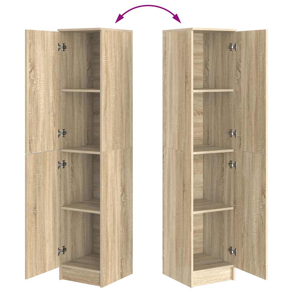 Highboard Sonoma Eiche 35 x 39 x 168 cm Holzwerkstoff
