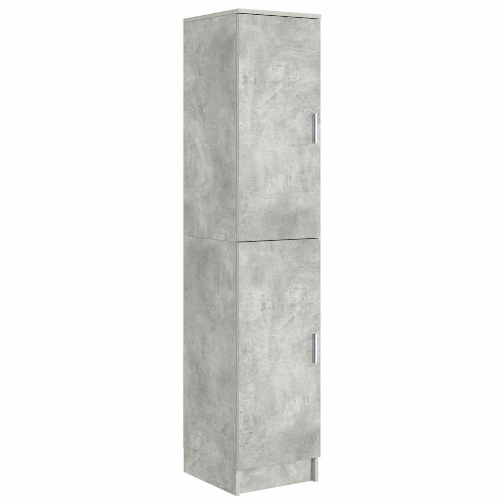 Highboard Betongrau 35 x 39 x 168 cm Holzwerkstoff