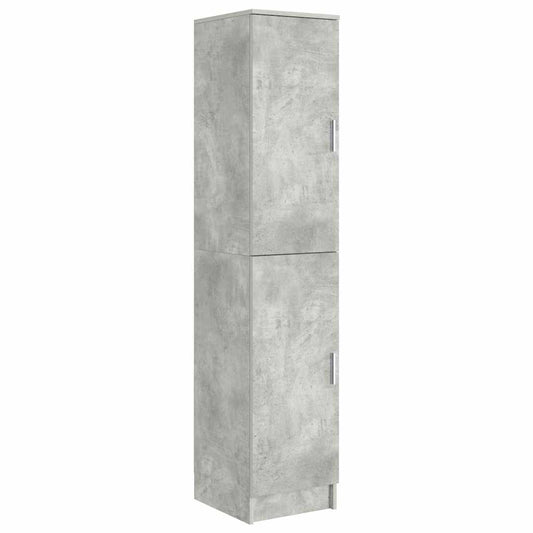 Highboard Betongrau 35 x 39 x 168 cm Holzwerkstoff