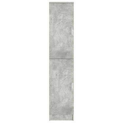 Highboard Betongrau 35 x 39 x 168 cm Holzwerkstoff