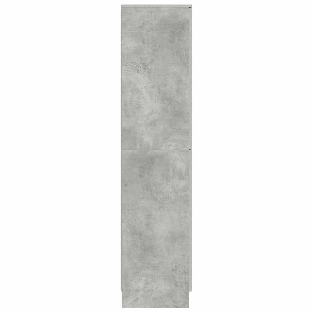 Highboard Betongrau 35 x 39 x 168 cm Holzwerkstoff