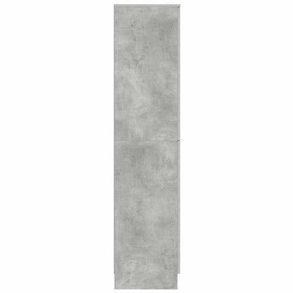 Highboard Betongrau 35 x 39 x 168 cm Holzwerkstoff