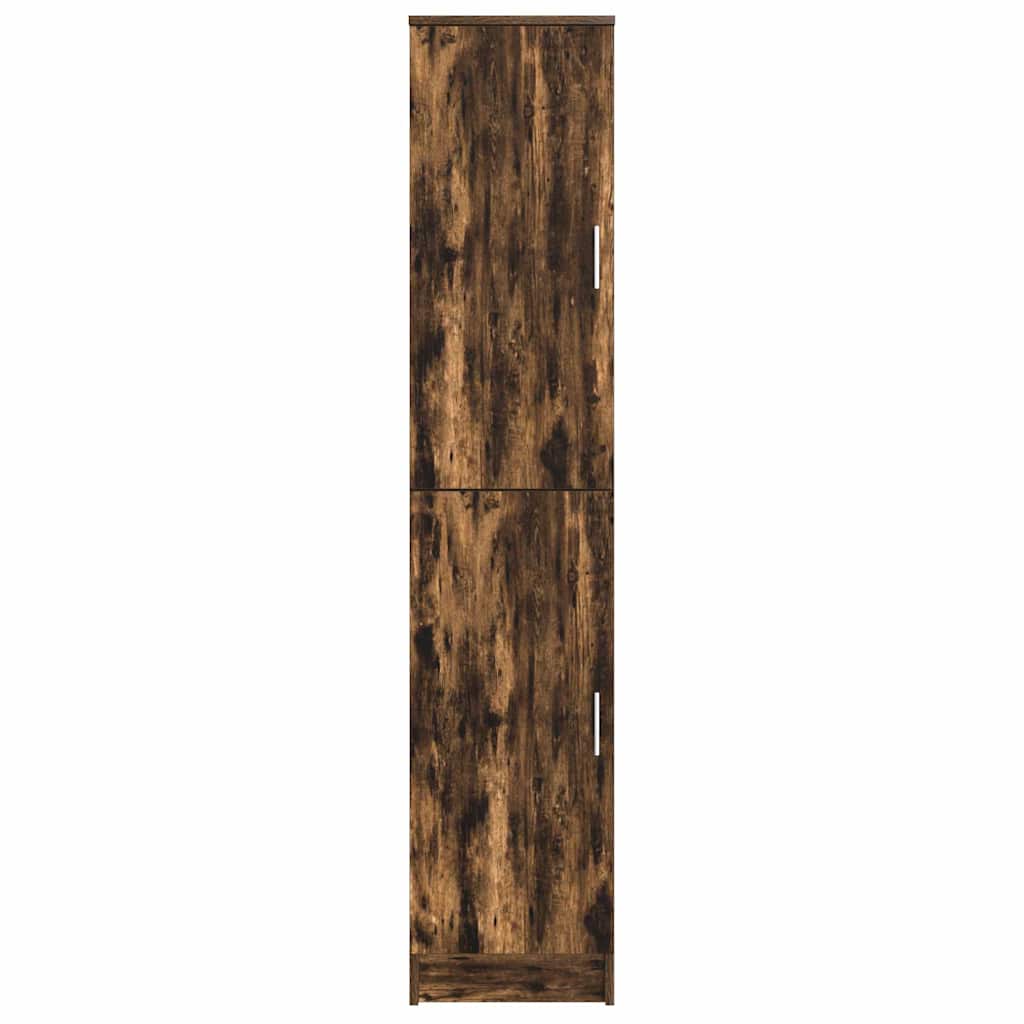Highboard Räuchereiche 35 x 39 x 168 cm Holzwerkstoff
