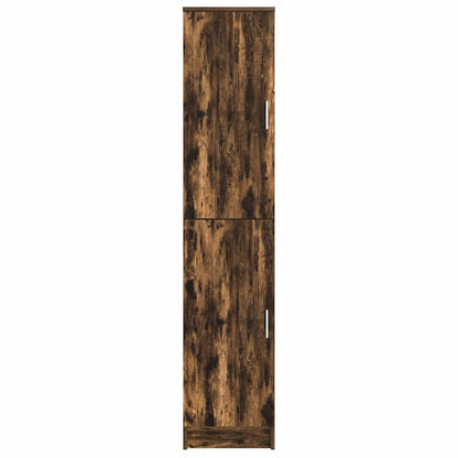 Highboard Räuchereiche 35 x 39 x 168 cm Holzwerkstoff
