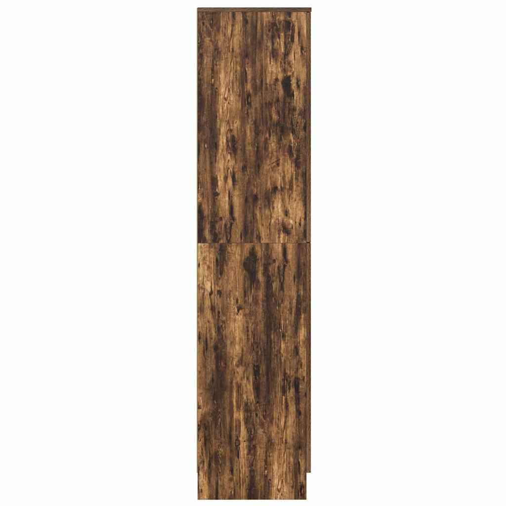 Highboard Räuchereiche 35 x 39 x 168 cm Holzwerkstoff
