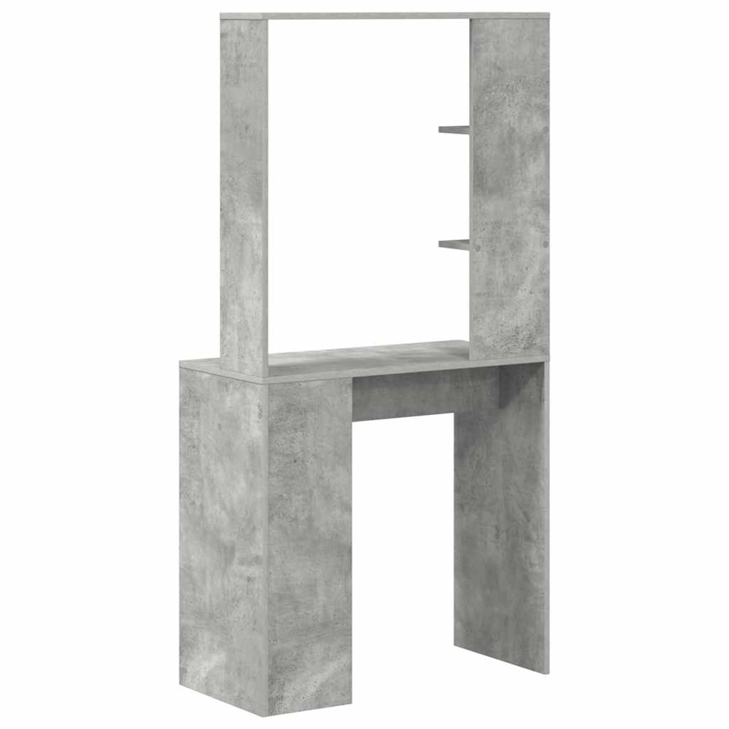 Schreibtisch Betongrau 78,5 x 37 x 154,5 cm Holzwerkstoff