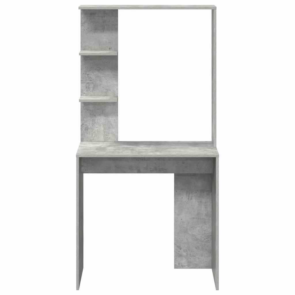 Schreibtisch Betongrau 78,5 x 37 x 154,5 cm Holzwerkstoff