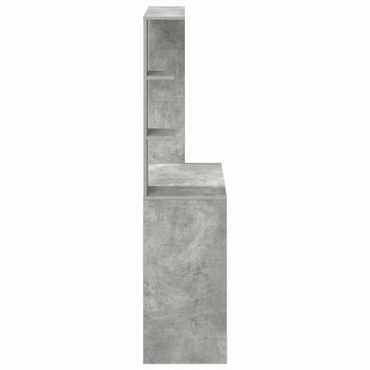 Schreibtisch Betongrau 78,5 x 37 x 154,5 cm Holzwerkstoff