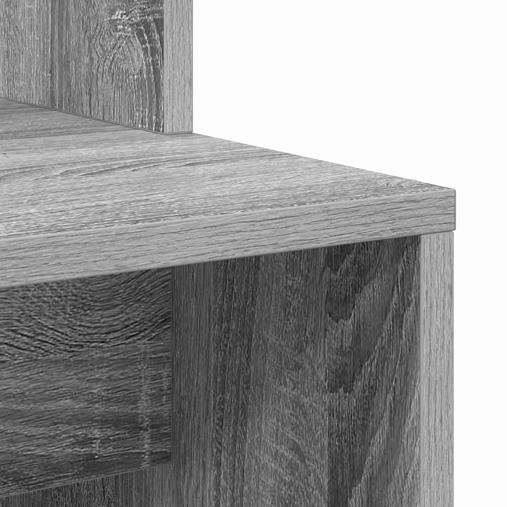 Schreibtisch Grau Sonoma 78,5 x 37 x 154,5 cm Holzwerkstoff