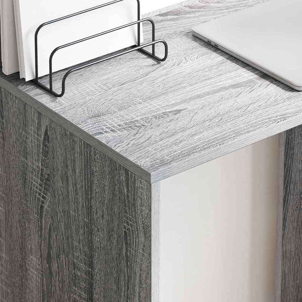 Schreibtisch Grau Sonoma 78,5 x 37 x 154,5 cm Holzwerkstoff