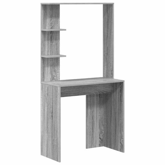 Schreibtisch Grau Sonoma 78,5 x 37 x 154,5 cm Holzwerkstoff