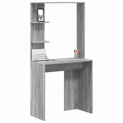 Schreibtisch Grau Sonoma 78,5 x 37 x 154,5 cm Holzwerkstoff