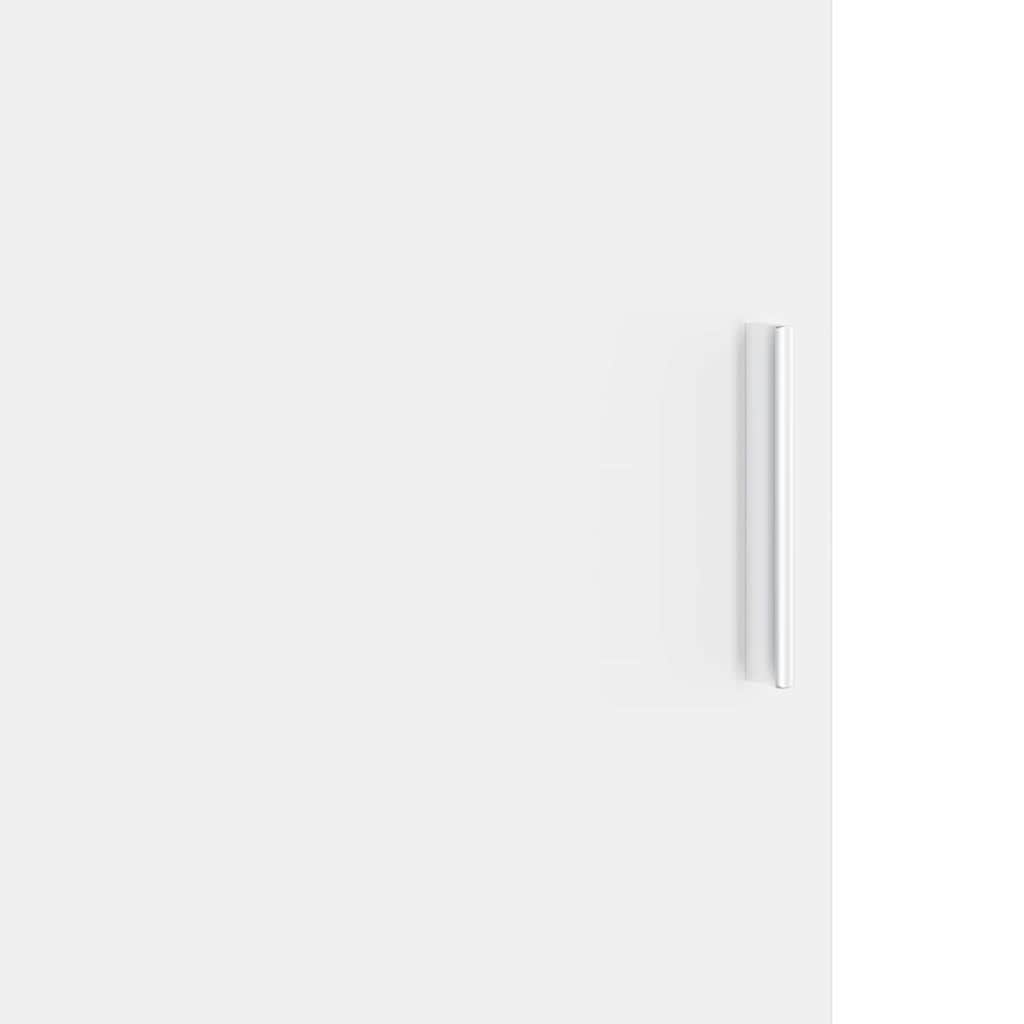 Highboard Weiß 31,5 x 32 x 124 cm Holzwerkstoff