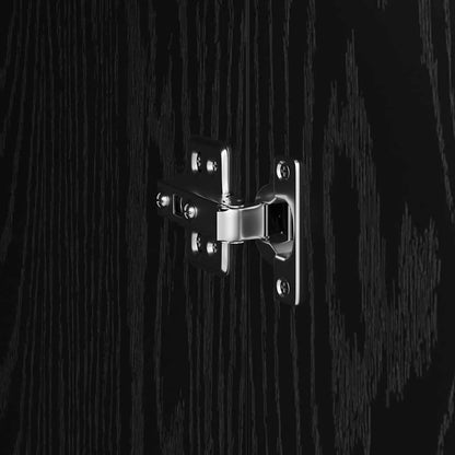 Highboard Schwarze Eiche 31,5 x 32 x 124 cm Holzwerkstoff