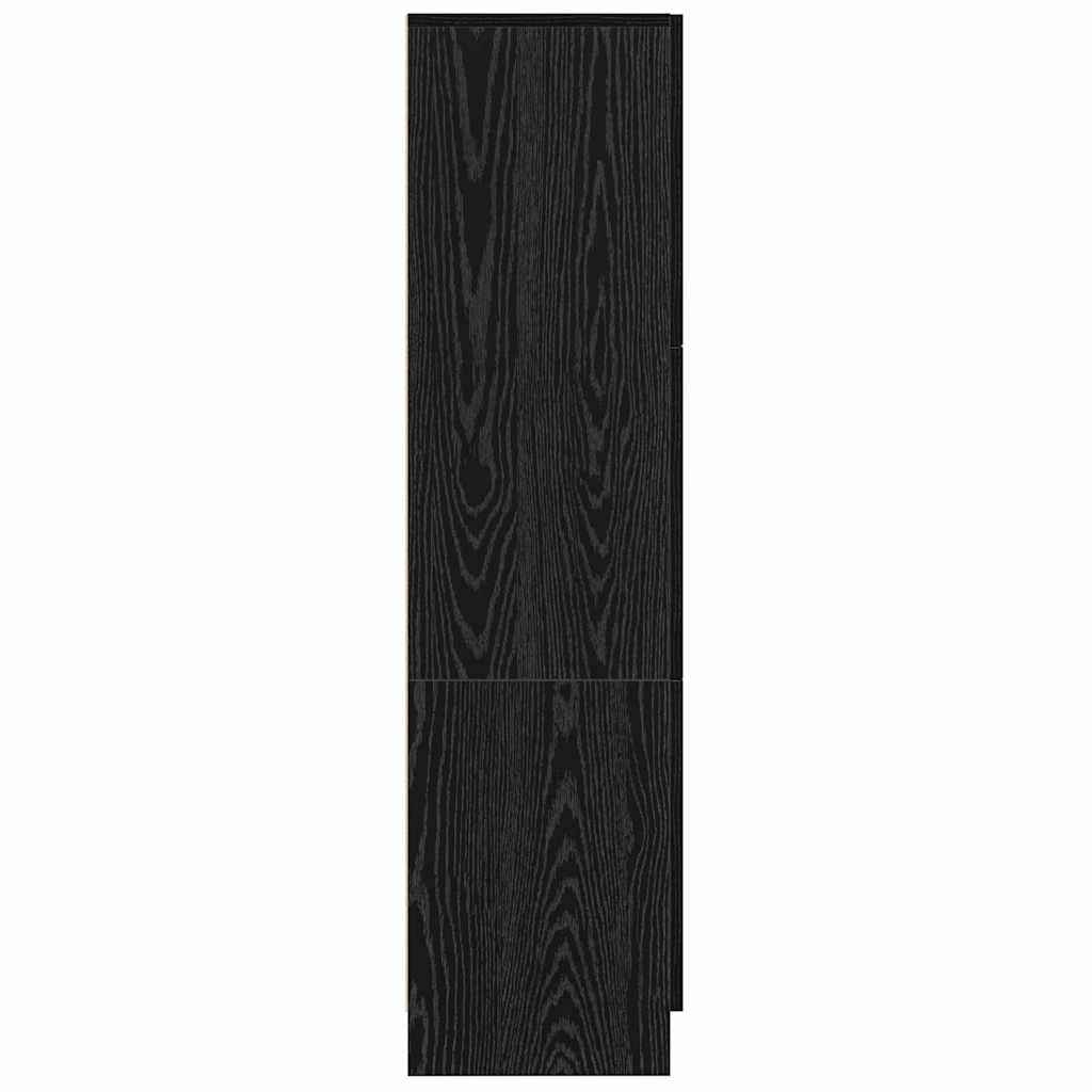 Highboard Schwarze Eiche 31,5 x 32 x 124 cm Holzwerkstoff