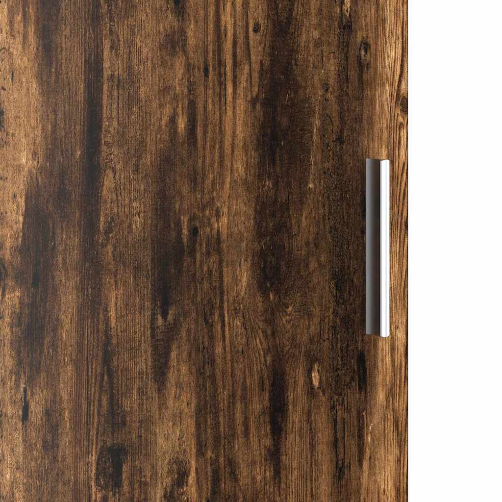 Highboard Räuchereiche 31,5 x 32 x 124 cm Holzwerkstoff