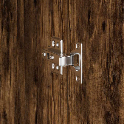 Highboard Räuchereiche 31,5 x 32 x 124 cm Holzwerkstoff