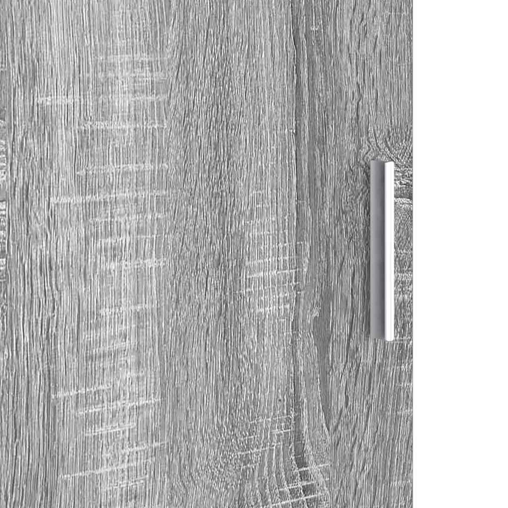 Highboard Grau Sonoma 31,5 x 32 x 124 cm Holzwerkstoff