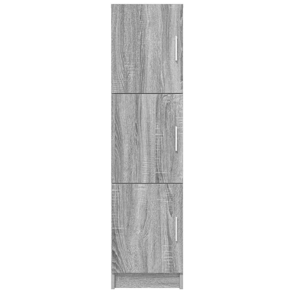 Highboard Grau Sonoma 31,5 x 32 x 124 cm Holzwerkstoff