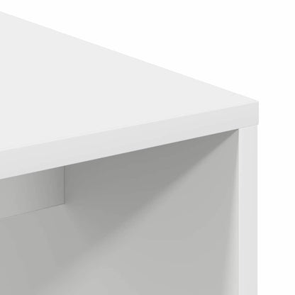 Schreibtisch mit Regal Weiß 102 x 50 x 124 cm Holzwerkstoff