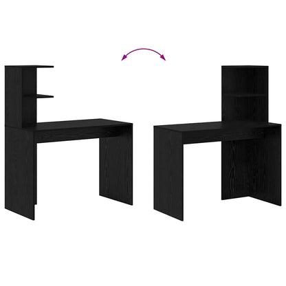 Schreibtisch Schwarze Eiche 102 x 50 x 124 cm Holzwerkstoff