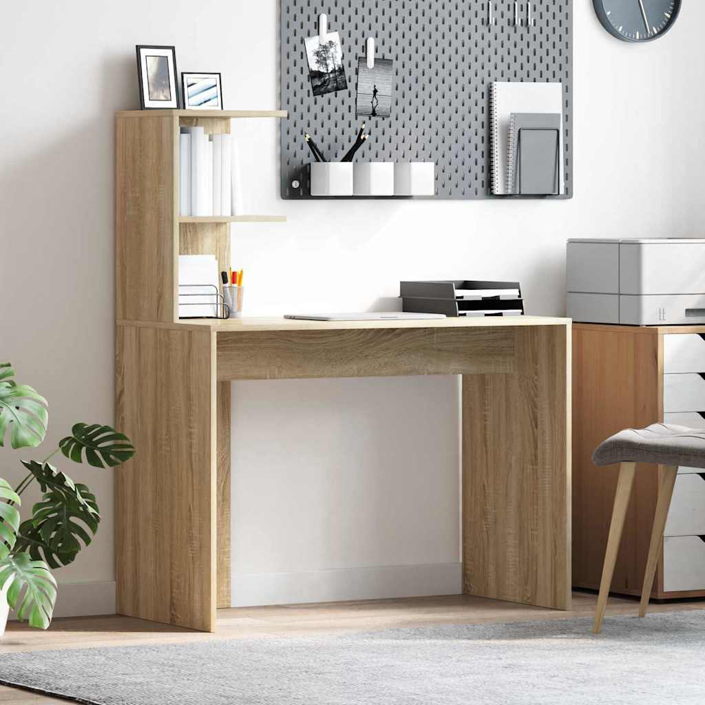 Schreibtisch Sonoma Eiche 102 x 50 x 124 cm Holzwerkstoff