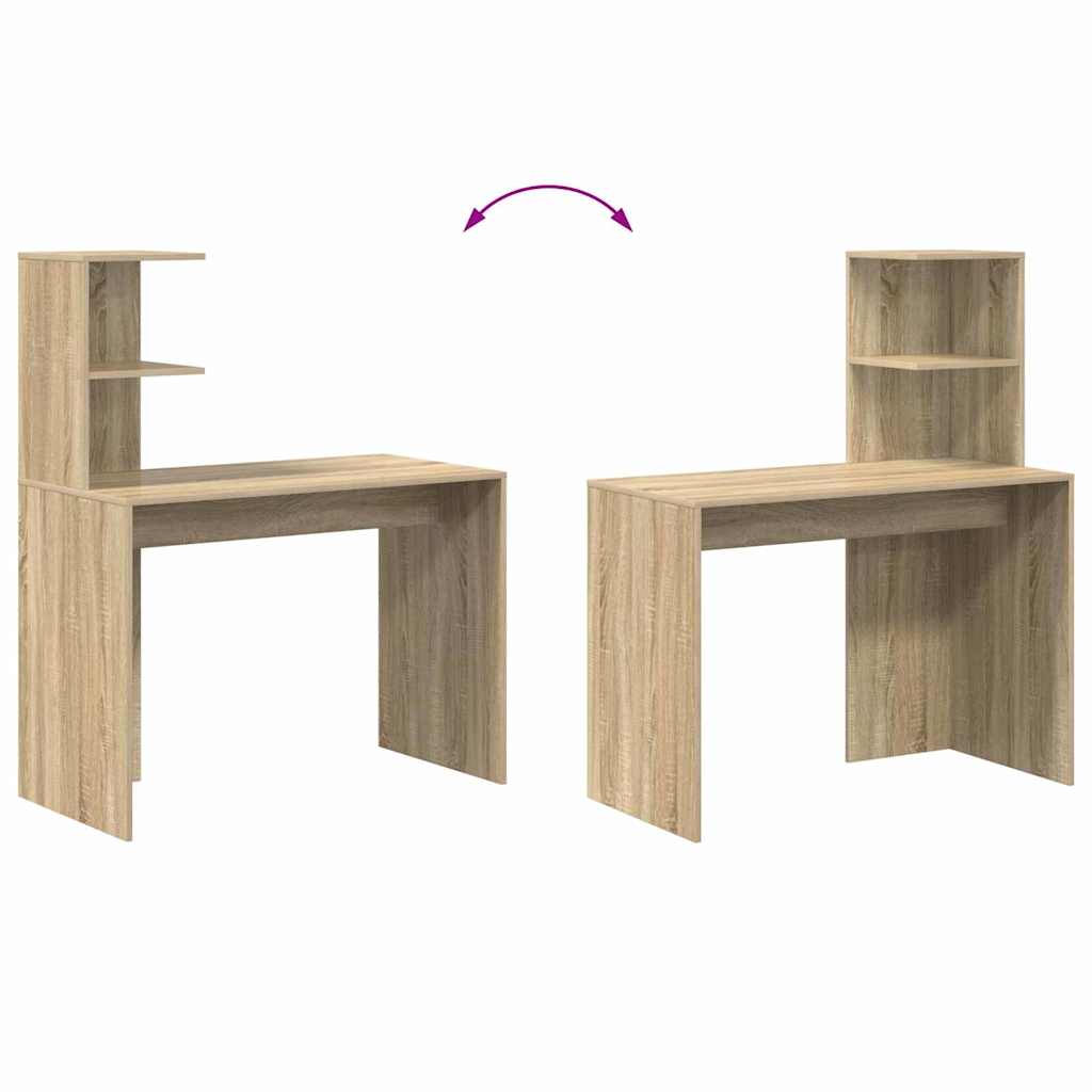 Schreibtisch Sonoma Eiche 102 x 50 x 124 cm Holzwerkstoff